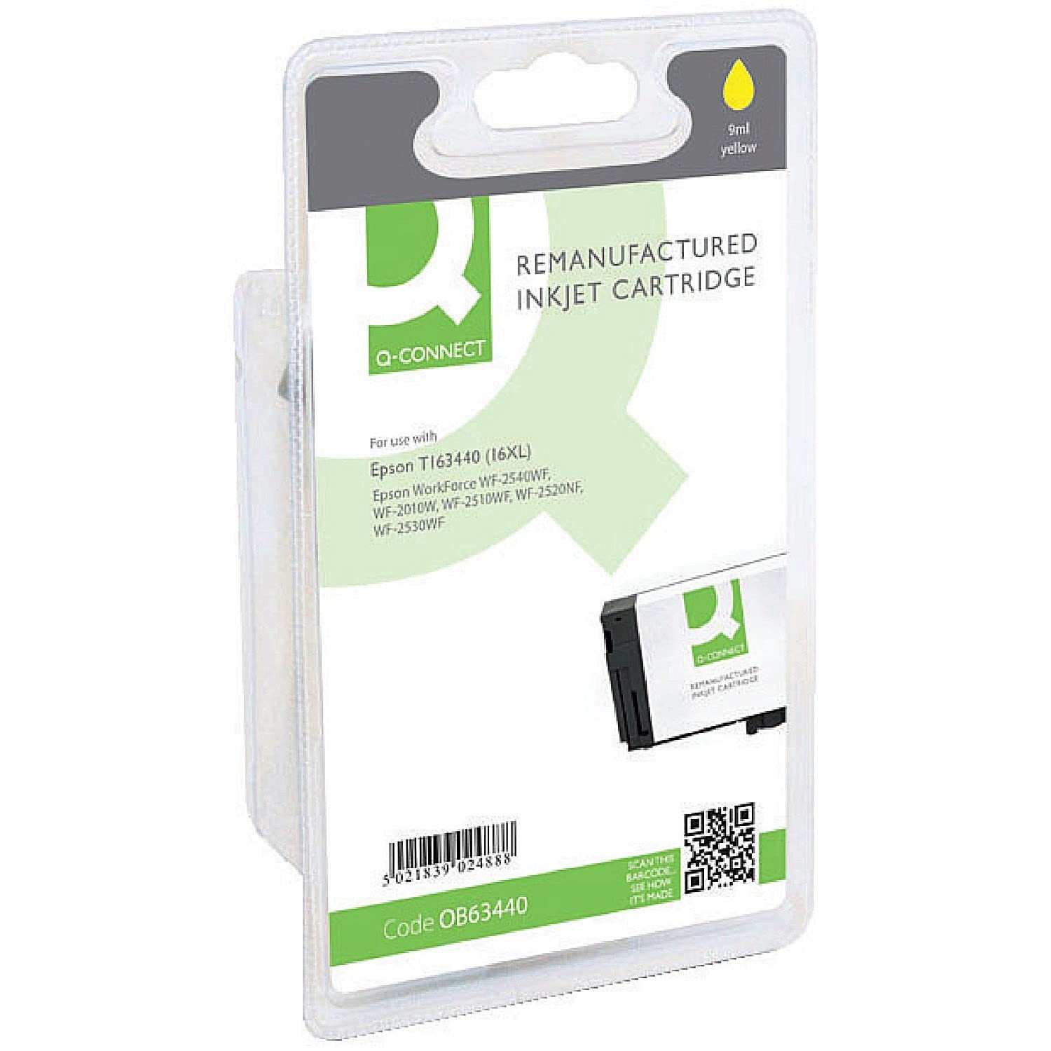 Q-Connect Epson 16XL Reman Yellow High Yield Inkjet Cartridge