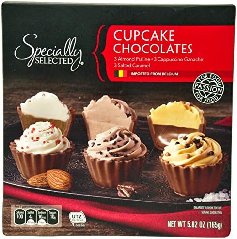 Specially Selected Cupcake Chocolates, Imported from Belgium, 5.82 Ounces