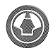 Anzio Carbon Fiber Pattern Tank vs Gas Cap Decoration Sticker Decal Pad Set for Kawasaki Ninja 300 EX250R Z750 ZX6R Z1000