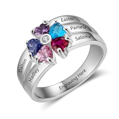 Wendy Made Personalized Mothers Rings 