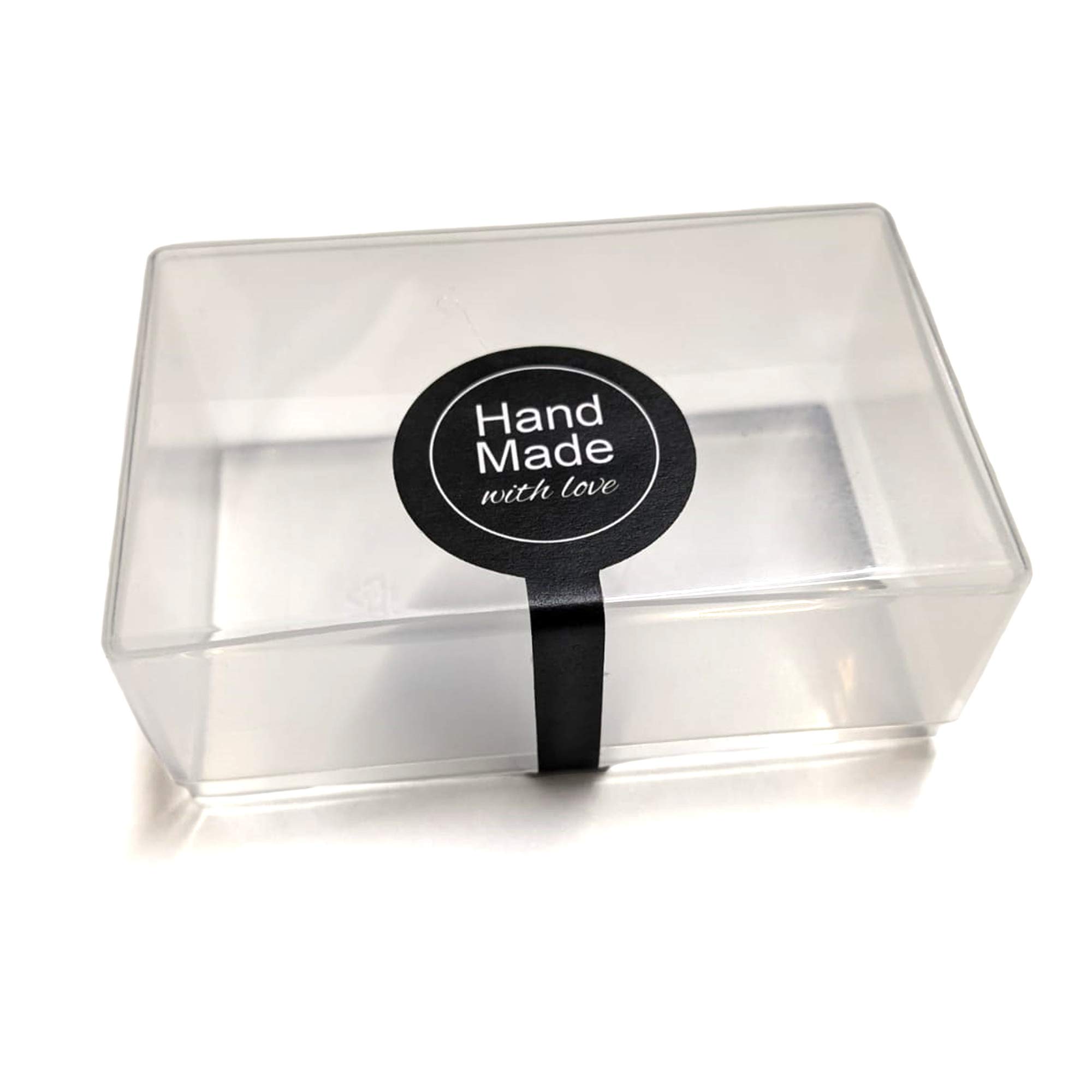 240 Black Lollipop Sealing Stickers – Hand Made with Love Labels - Tamper Proof