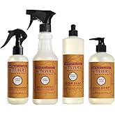 Mrs. MEYER'S Clean Day Variety, 1 Room Freshener, 8 OZ, 1 Liquid Dish Soap, 16 OZ, 1 Liquid Hand Soap,12.5 OZ, 1 Multi-Surface Cleaner 16 OZ, 1 CT (Apple Cider)