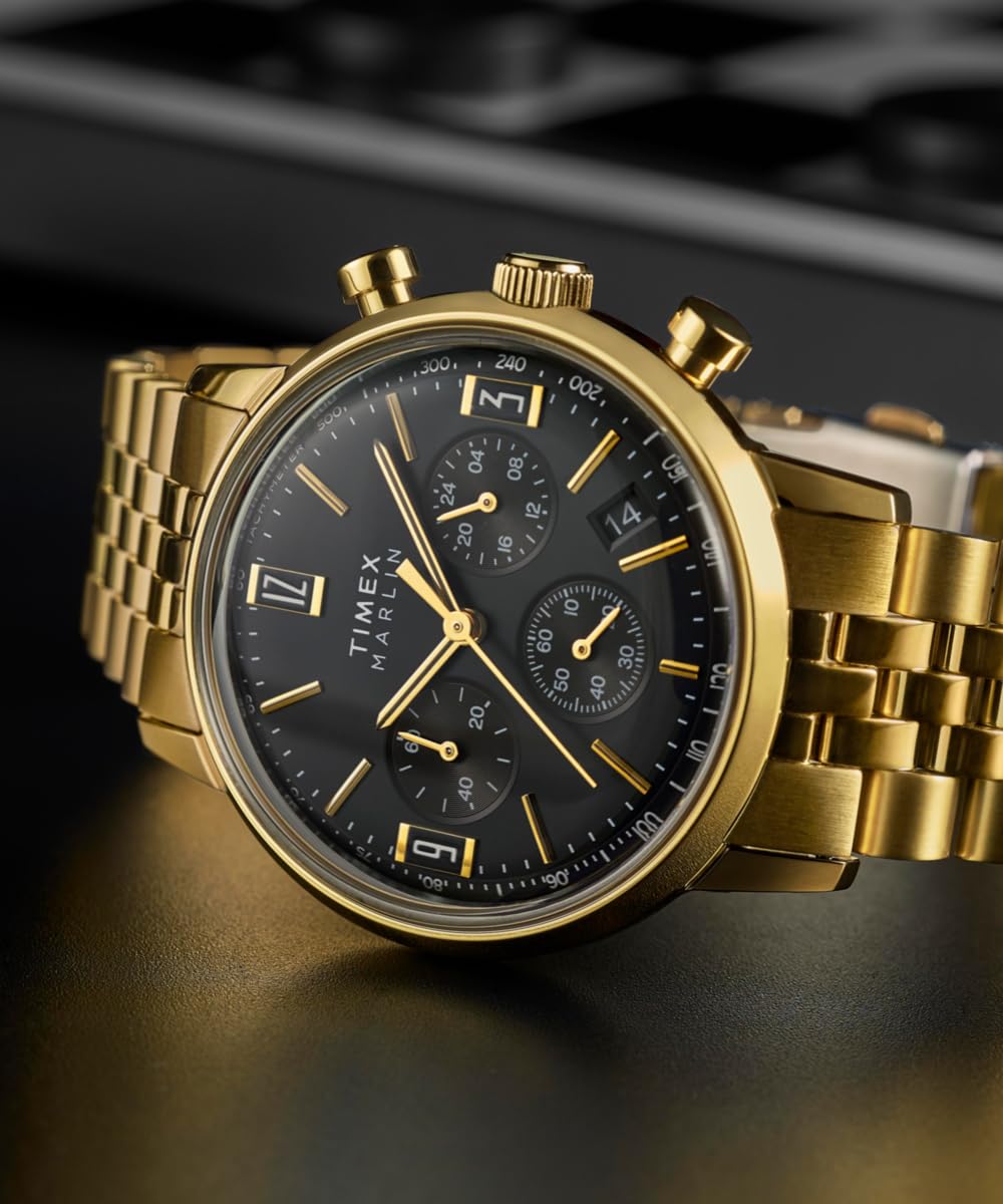 Timex Herren Chronograph Quarz Armbanduhr Marlin 6