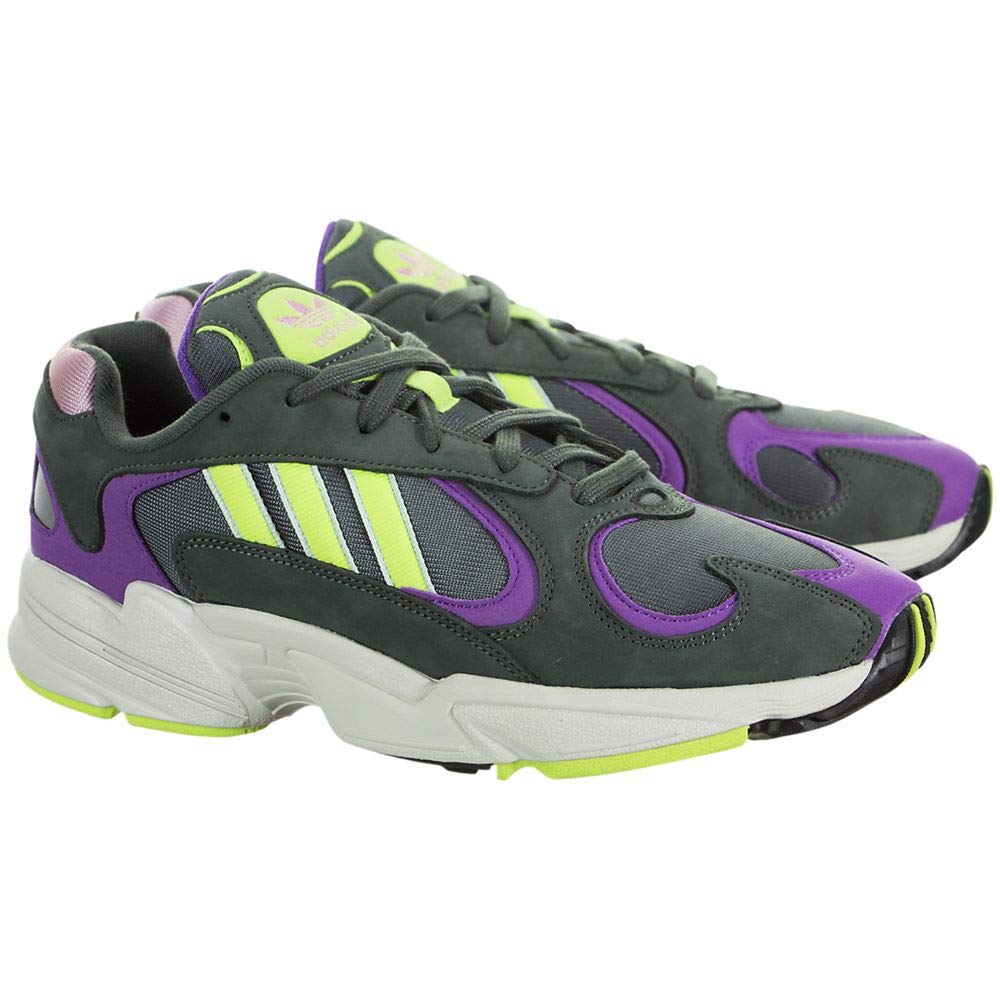 adidas Originals Mens Yung-1 Lace Up Sneakers Shoes Casual Grey