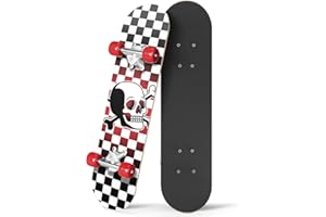 24 inch Rude Boyz Mini Cruiser Skateboard - Aluminium Trucks - Kids Skateboard Ages 5-8 Beginner - Skateboards for Kids