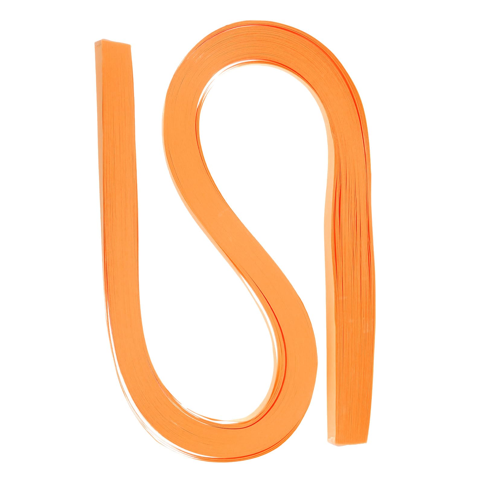 PATIKIL 120pcs Quilling Strips Paper 3/8"(10mm) 54cm Origami Paper Quilling Strip for Art DIY Hand Craft Christmas, Light Orange