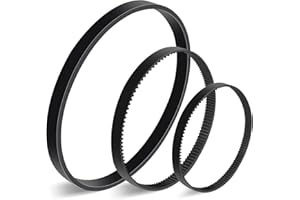FNKTQL Vacuum Belt Set for Bissell ProHeat 2X Revolution Pet Pro Carpet Cleaner, Fits Models 1986, 1964, 2007, 2007P Series, Replace Parts 1611129, 1611130 & 1606428