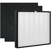 Nispira AK46001 Filter Replacement For Oreck Air Response Medium (WK16001) Air Purifier True HEPA Activated Carbon, 1 Set