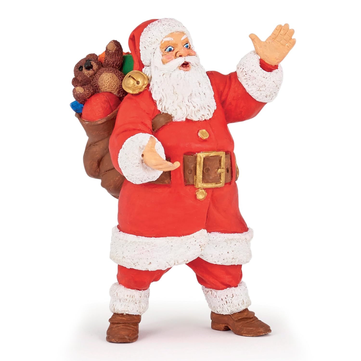 Papo - Santa Claus Figurine, Magic of the Enchanted World, Hand-Painted Figurine for Children from 3 Years - Holiday Fairies and Christmas Spirit to Collect