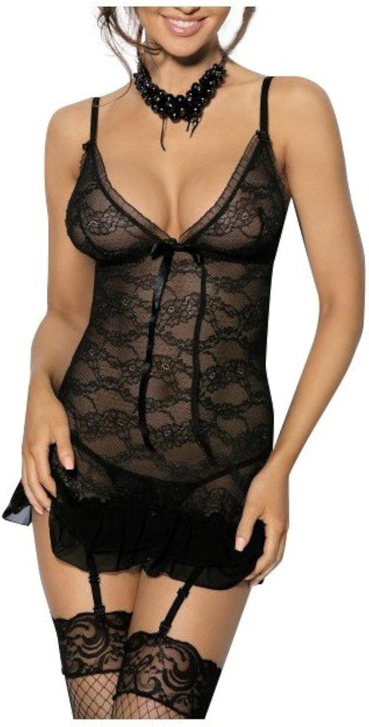 Anais Sensual Lingerie X-Large Black Angels Never Sin Finaci Erotic Apparel, Black - Black, L-XL - Image 4
