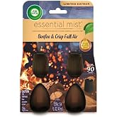 Air Wick Essential Mist Diffuser Oil Refill, Bonfire &amp; Crisp Fall Air, 2ct | Air Wick Essential Mist refills, infused with essential oils; home fragrance for bedroom, bathroom, living room.