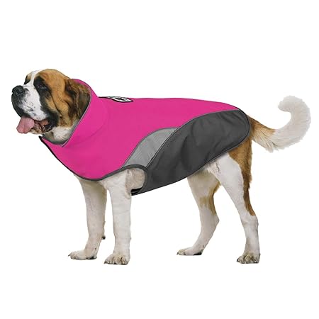 TFENG Hundejacke für Hunde, Wasserdicht Hundemantel Warm Gepolstert Puffer Weste Welpen, 5 Farben, Größe XS Bis 3XL