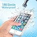Waterproof case for iPhone 5 5S, eMobile Built-in Screen Protector Clear Face Plate Dust Dirt Proof Shockproof Ultra Thin Silicone TPU Plastic Case Cover for Apple iPhone 5 5S [Clear]