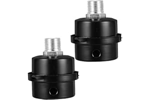 OSOLADY 2pcs Quiet Air Compressor Intake Filter Threaded Muffler for Mastercraft Compressor Repair