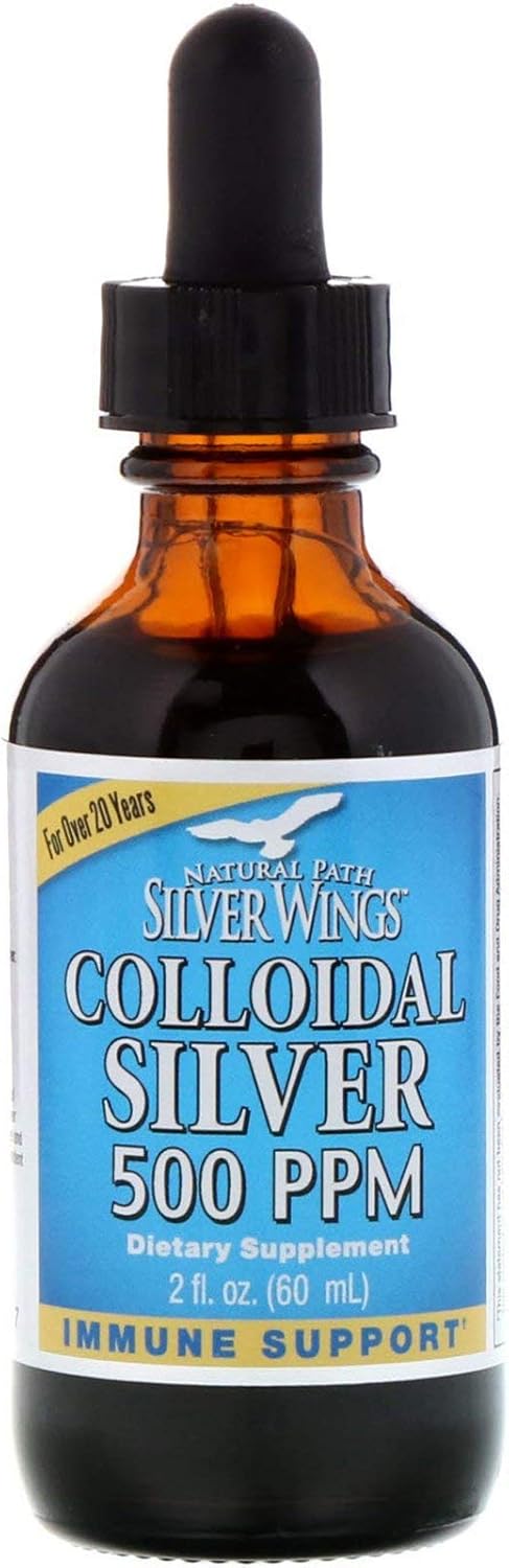Natural Path, Colloidal Silver 500 Ppm, 2 Fl Oz: Health & Personal Care