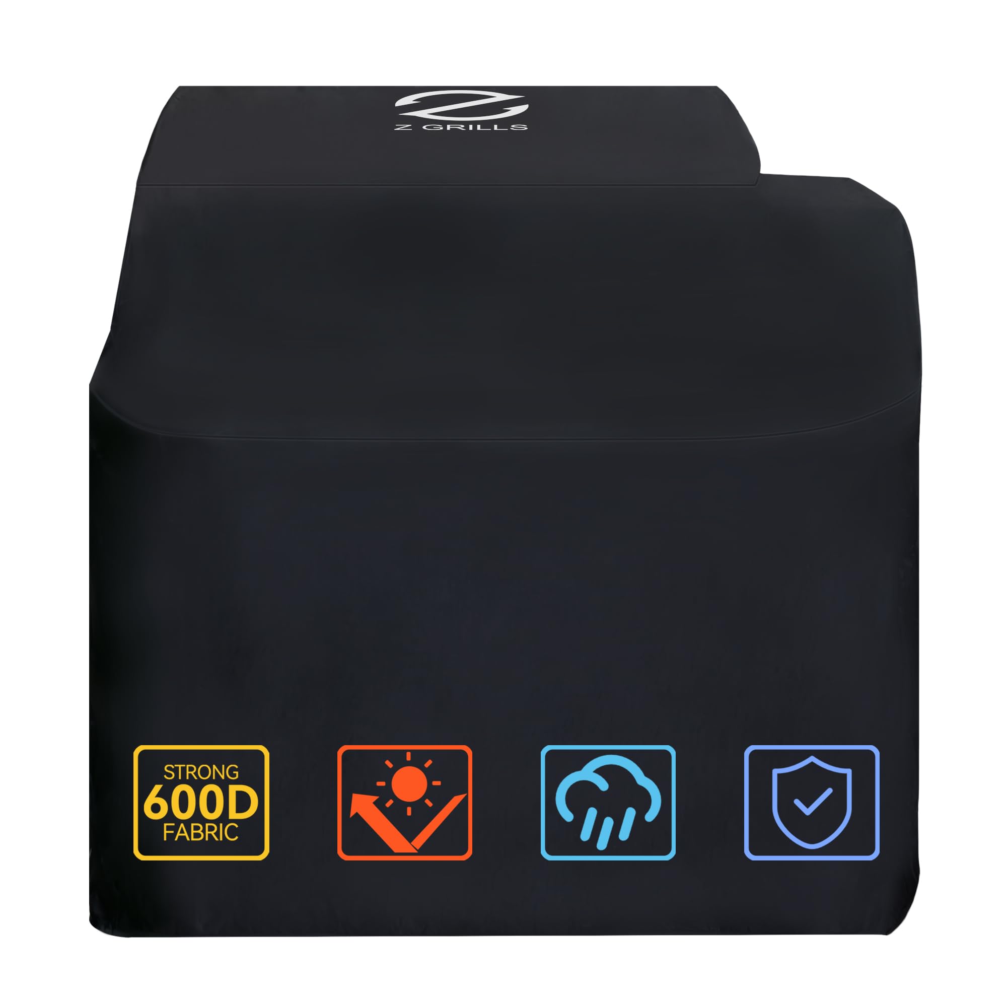 Z Grills Pellet Grill Cover 43 Inch | Official Genuine | Upgraded 600D Polyester Fabric, Heavy Duty, Waterproof, Weather Resistant Full Length Grill Cover for 7052B Pellet Smoker Image Z Grills Pellet Grill Cover 43 Inch | Official Genuine | Upgraded 600D Polyester Fabric, Heavy Duty, Waterproof, Weather Resistant Full Length Grill Cover for 7052B Pellet Smoker Image
