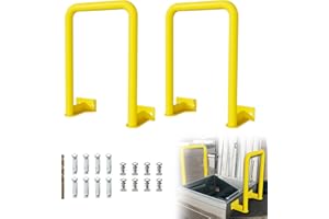 KATYWIXU Safety Extension Handle for Roof Access Hatch Door, Rugged, Ensures Secure Grip, Keeps People Safe, with Mounting Screws, 2 Pcs