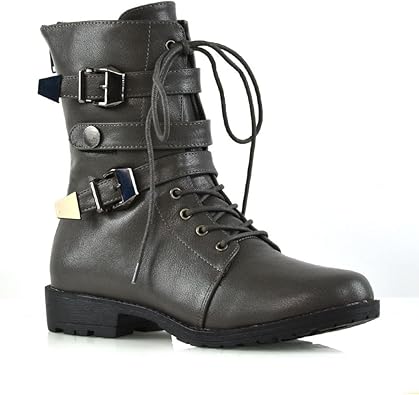 mid calf biker boots