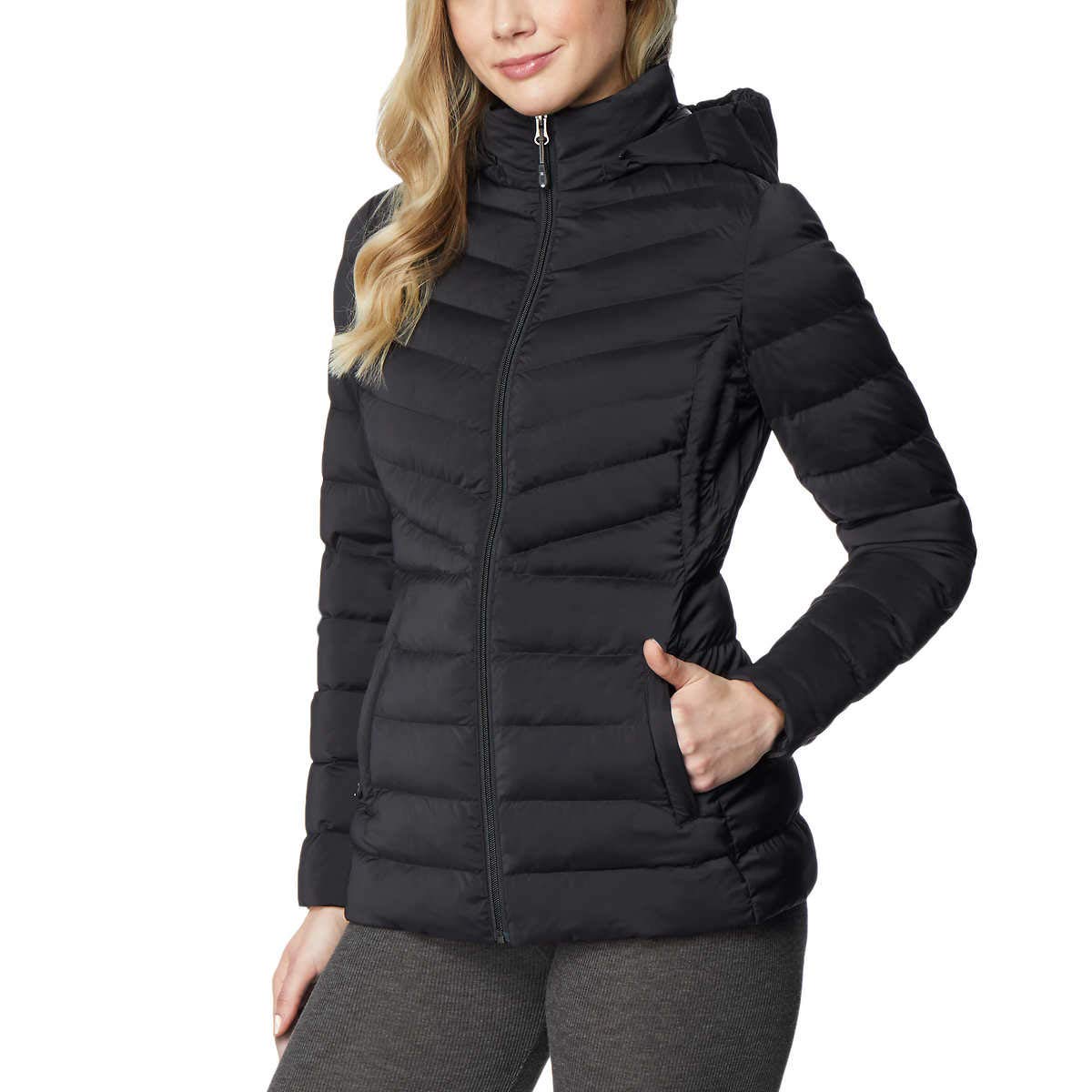 32 Degrees Heat Womens Hooded 4-Way Stretch Jacket