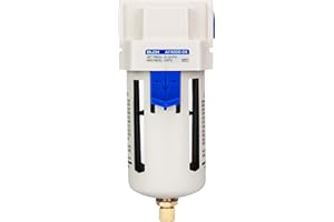 BLCH 1/2" NPT Air Line Dryer - Air Dryer for Compressor,Compressed Air Dryer Air Drying System AF4000-04 Manual Drain Poly Bowl 0-160 PSI 5μm