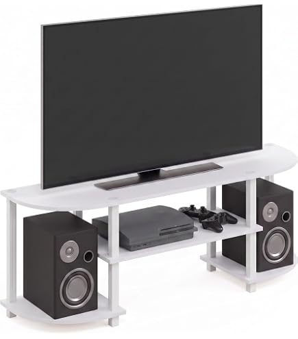 Amazon.com: Furinno Turn-S-Tube Wide TV Entertainment Center