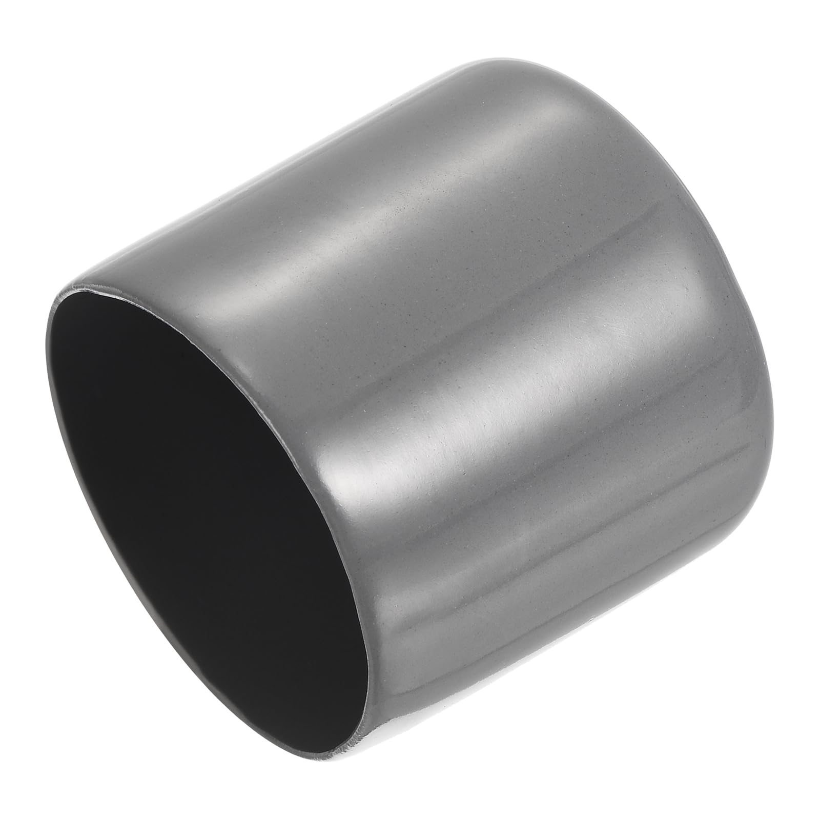 Photo 1 of uxcell 4pcs Rubber End Caps 43mm ID Vinyl Round End Cap Cover Screw Thread Protectors Dark Grey