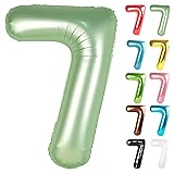 Oliver Green Number 7 Balloon 40 Inch, 7 Balloon