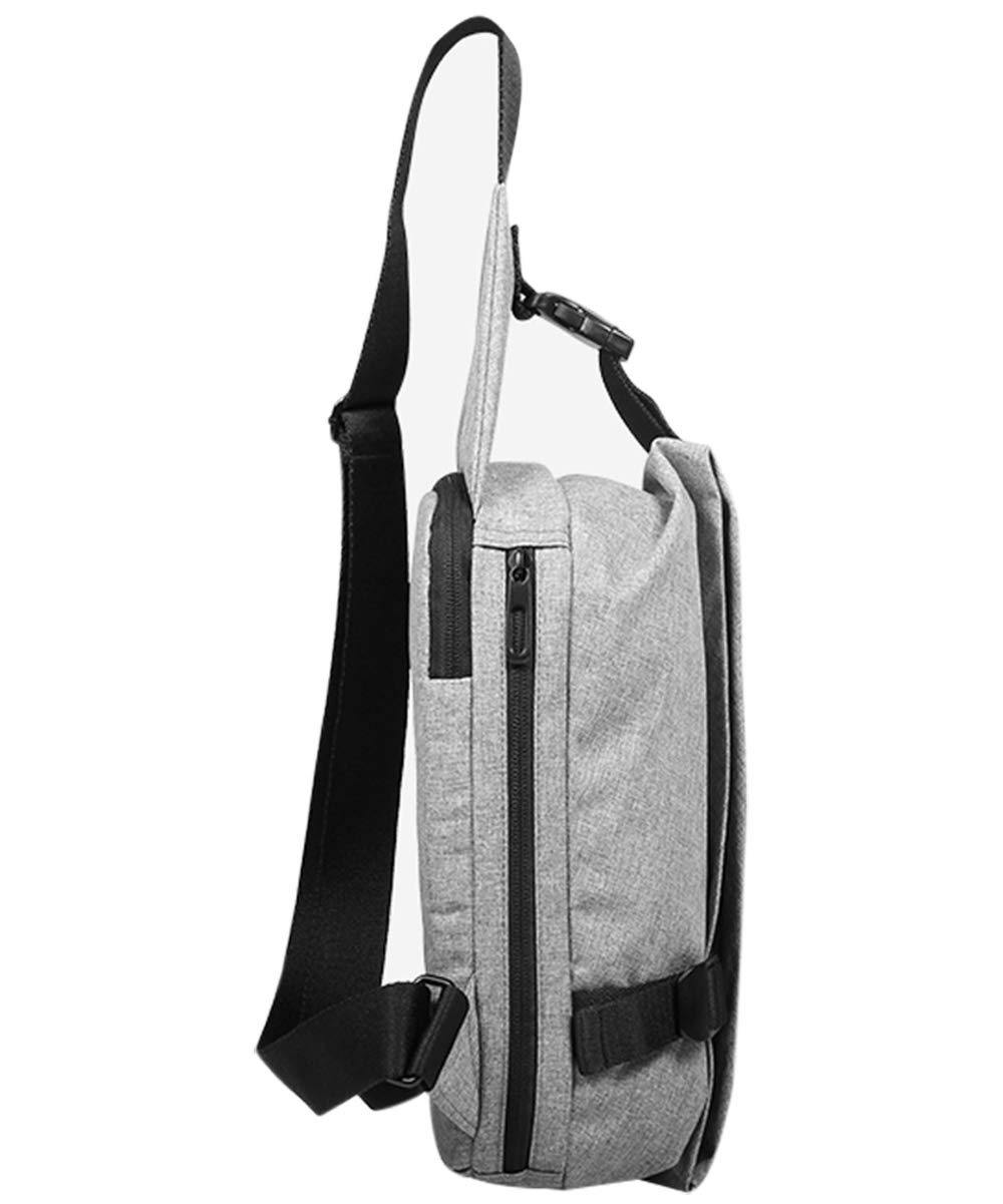 胸バッグ ボディバッグ メンズ 斜め掛け 撥水 ショルダーバッグ（dark blue）