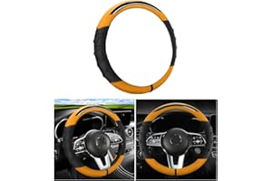 XINLIYA Car Steering Wheel Cover, Automotive Interior Accessories for Women Men, Non-Slip Vehicle Steering Wheel Protector, 1