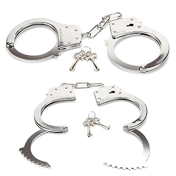 kids play handcuffs