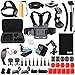 BAXIA TECHNOLOGY 38-in-1 Accessories for GoPro HERO 5 Session 4 3+ 3 2 1 Black Silver SJ4000/5000/6000, Sports Camera Accessories for Xiaomi Yi/ AKASO/ WiMiUS/ Lightdow/ DBPOWER/ APEMAN/ Aokon/ ANART