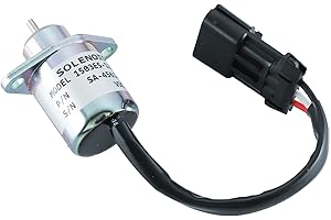 KD KISONIED 1503ES-12A5UC9S Fuel Shut Off Solenoid SA-4561T for Kubota Engine V1505 D1105 Carrier Transicold Supra Genesis R90 25-15230-01 12VDC