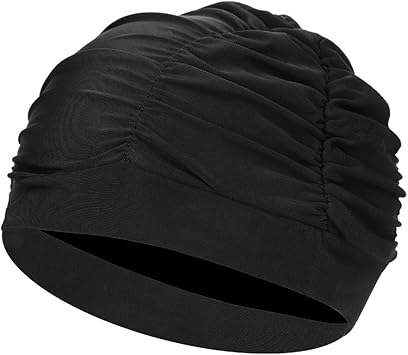 Amazon 水泳帽 防水 スイムキャップ 高弾性 レディース おしゃれ スイミングキャップ トレーニング 耳の乾燥 フィットネス用 かわいい プール帽子 伸縮性 耐久性 髪の毛の乾燥 ナイロン Itoda スイムキャップ