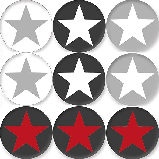 Eurographics Star Deko Set, Kunststoff, Magnets, 20.5 x 11.5 x 1.8 cm,