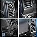 Voodonala for F150 2015-2020 Carbon Fiber Grain Dashboard Side Outlet Vent Covers Trim for Ford F150 2015-2020(F150 F250)