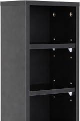Oypla 6 Tier Black Wooden CD DVD Game Shelf Storage Tower 102 Capacity view 6