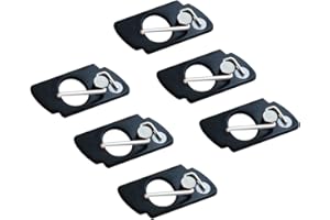 DEERACE 6pcs Arrow Rest Recurve Bow Arrow Rest Adhesive Back Hunting Shooting Targeting Accessory for Right or Left Hand