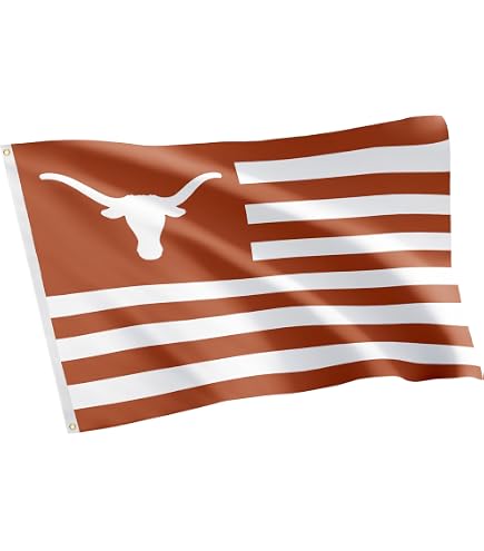 University Of Texas Longhorns Large Banner Flag – 3x5 Feet, Polyester, Grommets For Tailgating & Decor