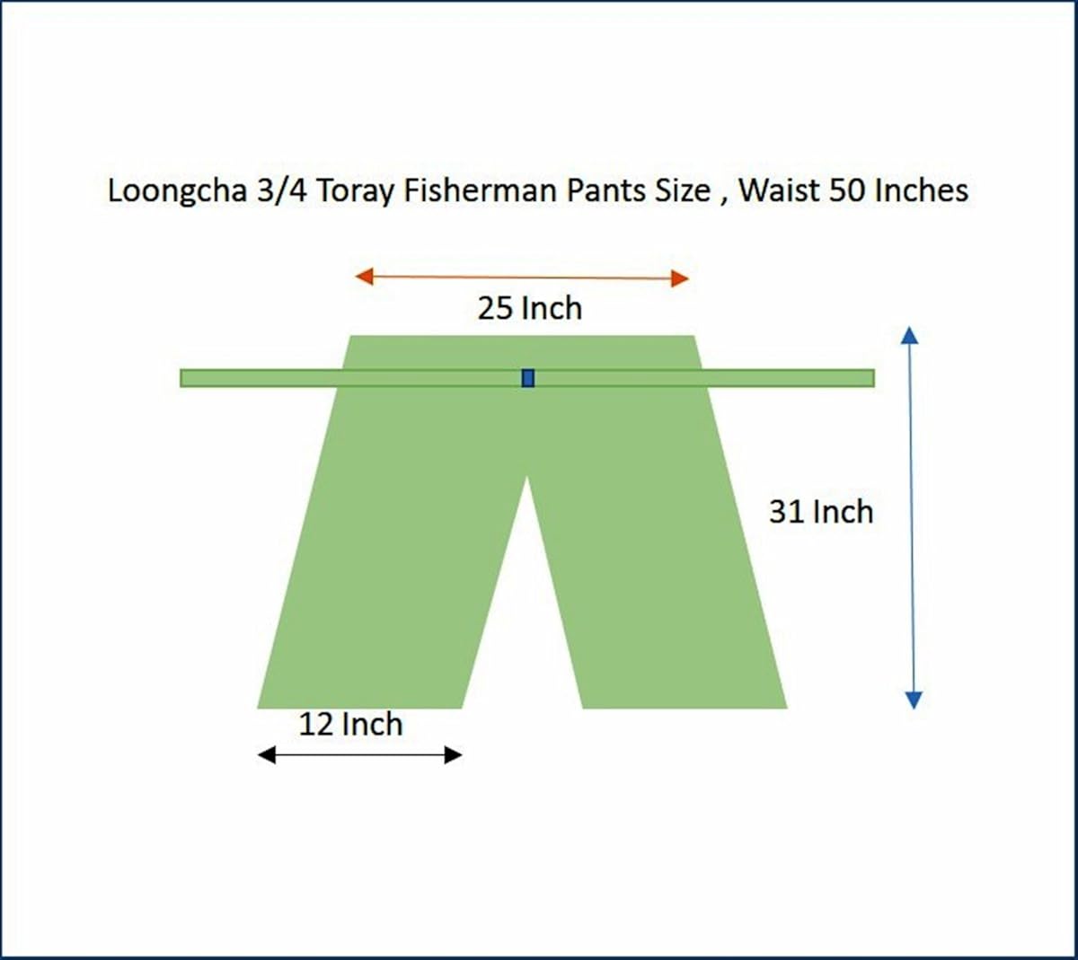 size 4 pants in inches
