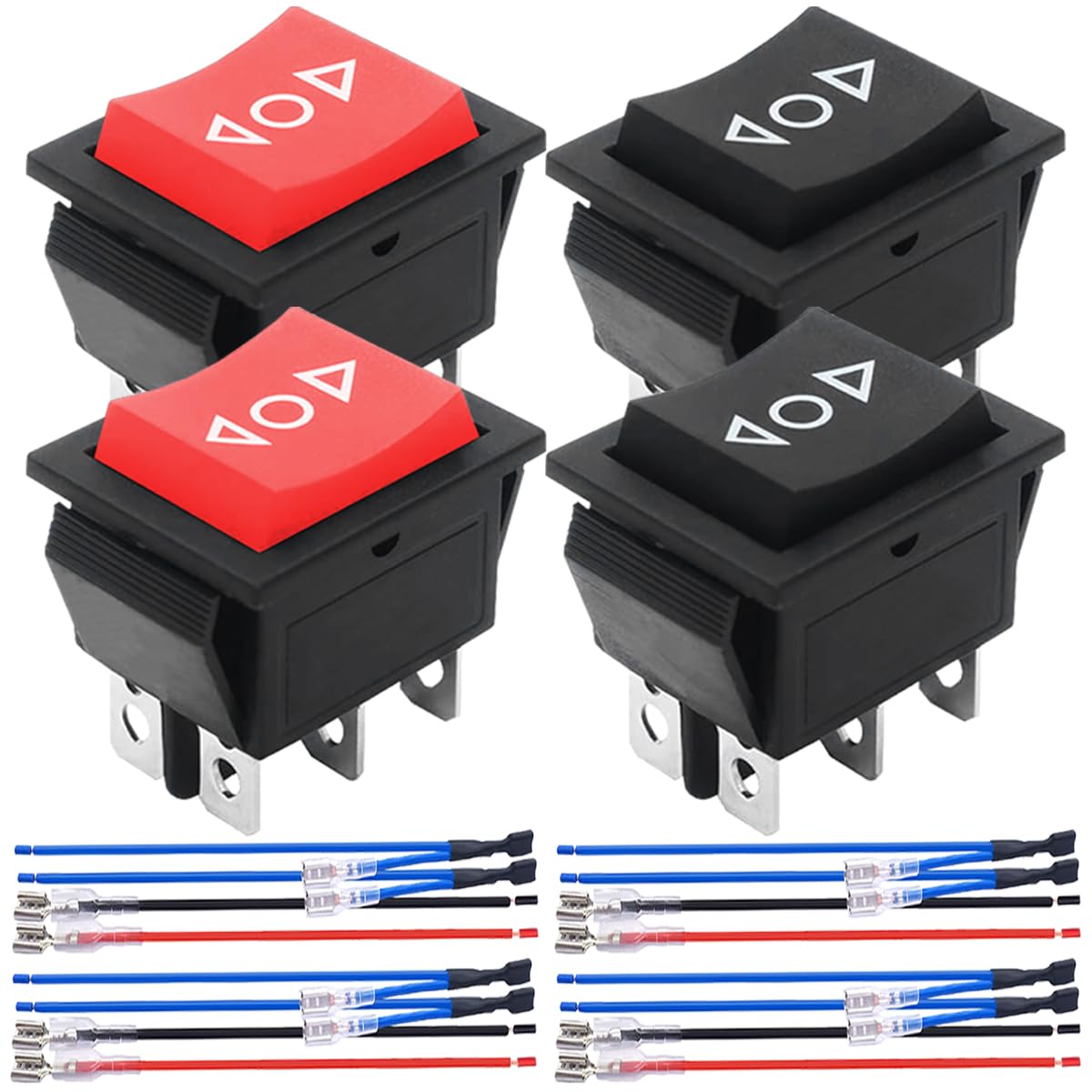 Toggle Switch 3PCS Momentary Polarity Reverse Switch DC 12V 20A Motor ...