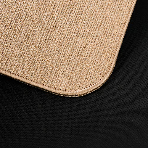 Anti Fatigue Floor Comfort Mat, HiiARug Microfiber Kitchen Rugs Cushioned Soft Non-Slip Rubber Back Floor Mats (18"x30"+18"x48", Pattern 1)
