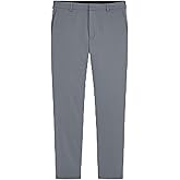 Van Heusen Mens Temperature Control Slim Fit Flat Front Stretch Dress Pant, Non-Iron, Stretchable Waistband, Cooling Fabric