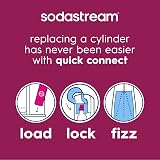 SodaStream CO2 Cylinder Quick Connect 60 L Pink for Terra Duo Art view 8