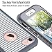 ULAK iPhone 8 & 7 Case, Shock-Absorbing Flexible Durability TPU Bumper Case, Durable Anti-Slip, Front and Back Hard PC Defensive Protection Cover for Apple iPhone 7 4.7 inch,Mint Stripes Minimal