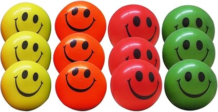 smiling stress ball