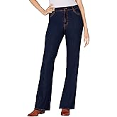 Woman Within Plus Size Stretch Denim Five-Pocket Bootcut Jeans