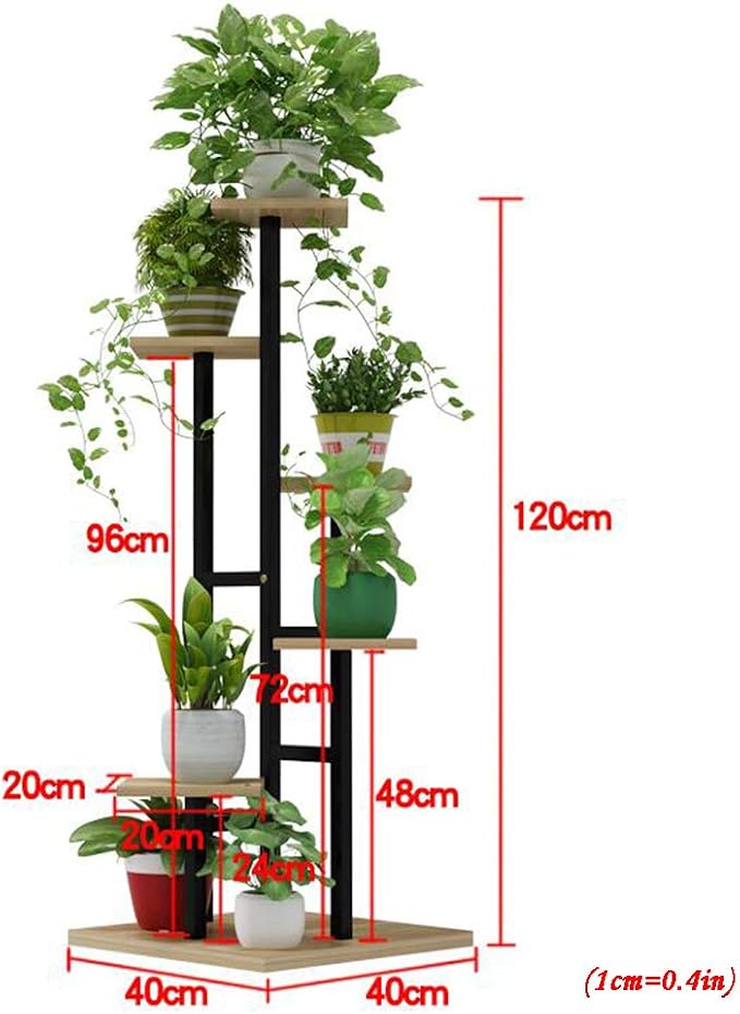 ZRHJ Estante para macetas con Soporte para Plantas, estantes de ...