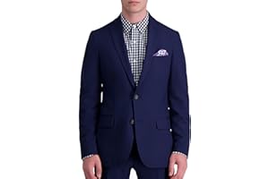 Haggar Mens Smart Wash with Repreve Slim Fit Stretch Machine Washable Suit Separates - Pants & Jackets