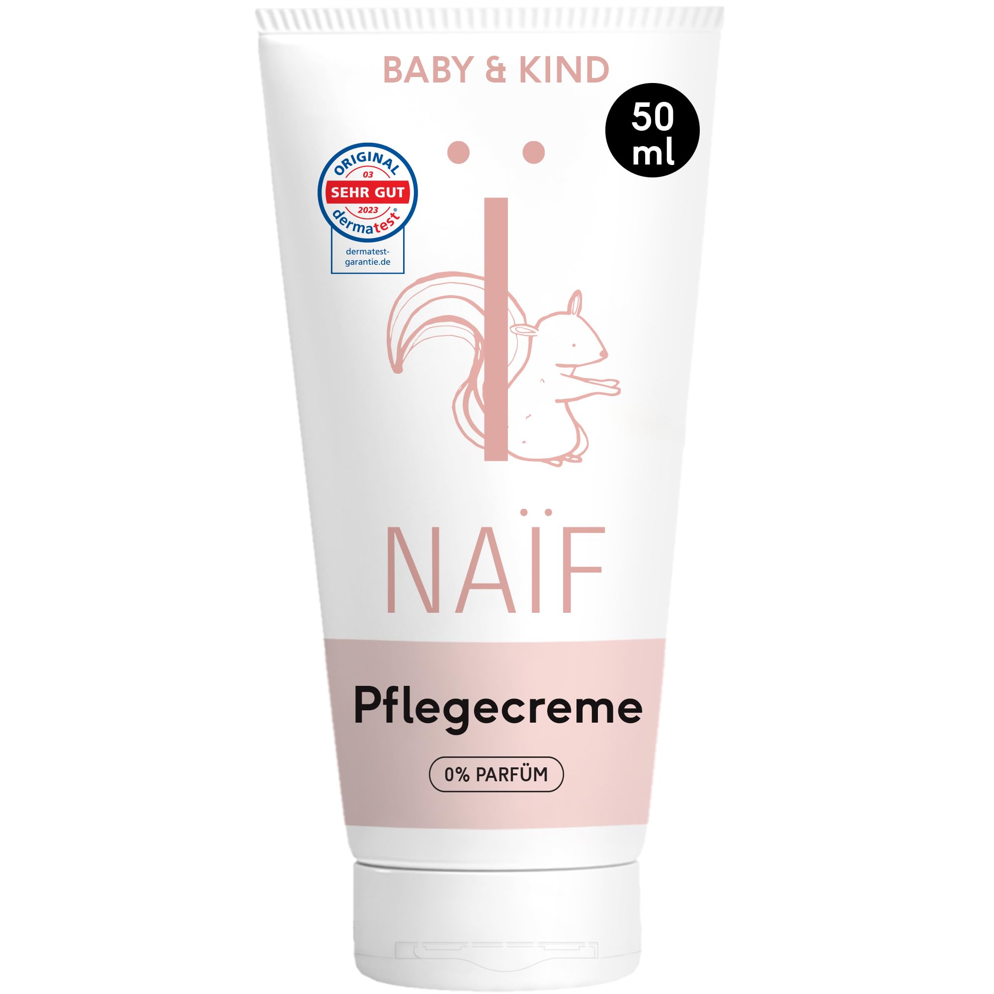 Naïf Pflegecreme für Baby & Kind, 0% Parfüm, 50 ml