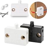 Jiuxuerim 2x 1A 250V Cupboard Door Light Switch Push to Break Cabinet Wardrobe view 3